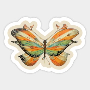 colorful buttefly Sticker